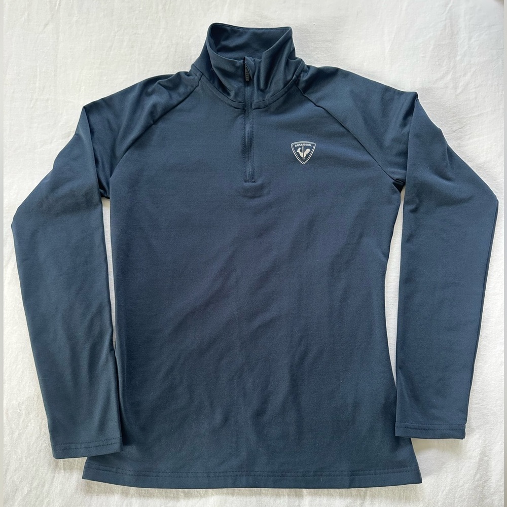 Rossignal - 1/2 Zip Mid-Layer Pullover - Dk Navy-Boys 14